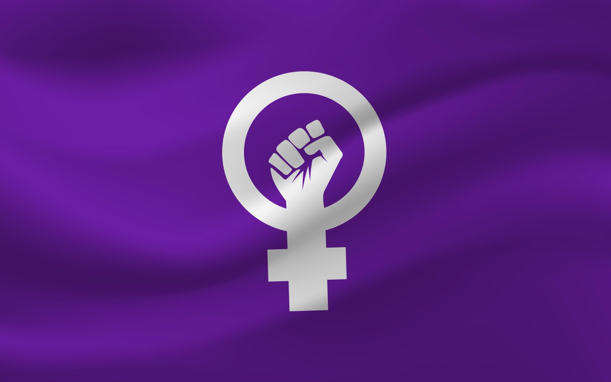Bandeira feminista.
