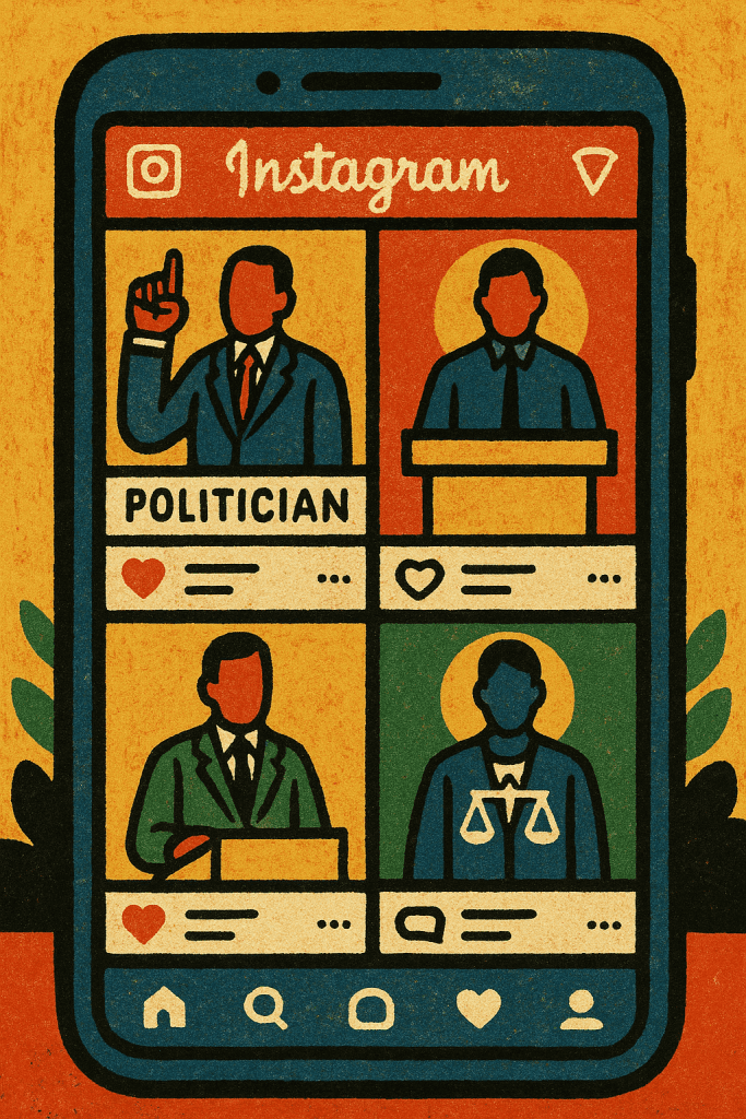 Levantamento mostra que políticos de direita dominam influência no Instagram