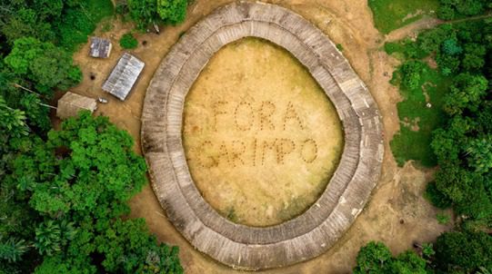 Imagem disponível no Mapeamento de garimpos mostra rede de tráfico humano e trabalho escravo na Amazônia