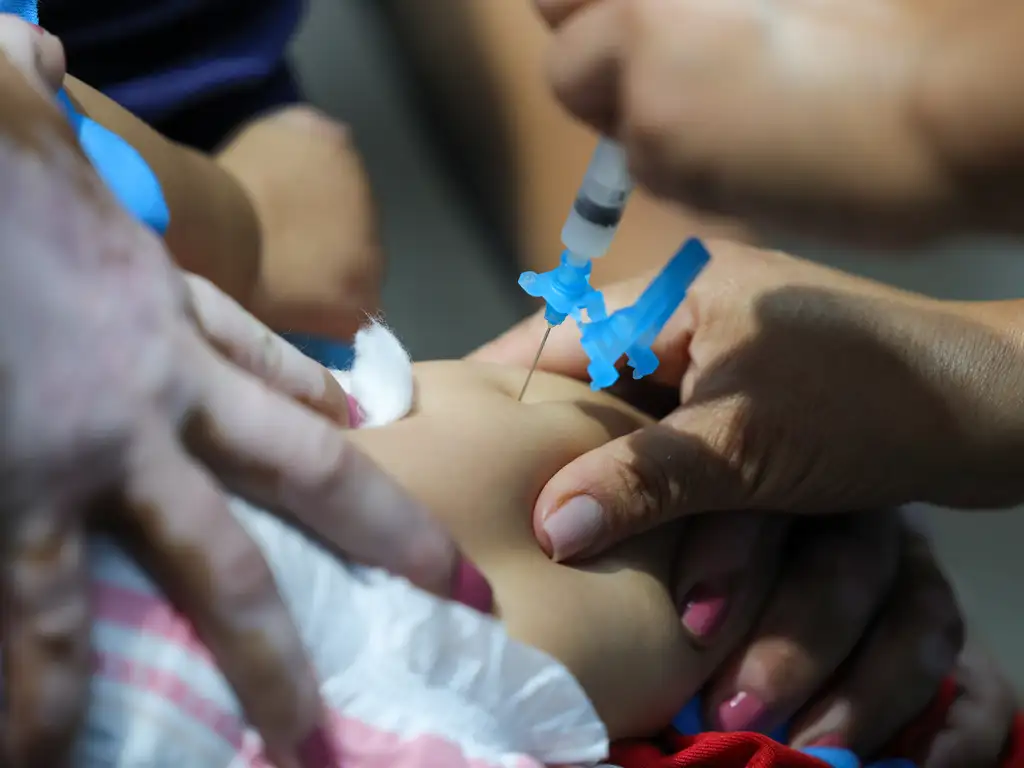 Vacinação infantil mundial.