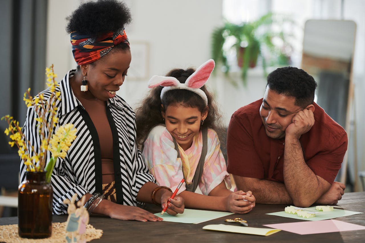 ceia páscoa família