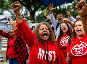 MTST bloqueia grandes avenidas paulistas em jornada nacional contra feminicídio