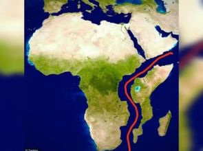 Estudo revela pulso no interior da Terra que está partindo a África